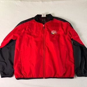 NASCAR Chase Authentics Red Jeff Gordon DuPont Racing Lightweight Jacket Size M